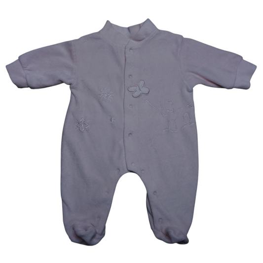 Grenouillère velours Naissance