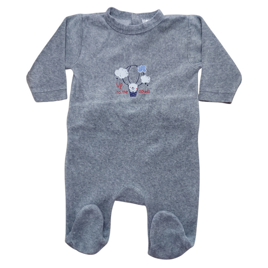 Grenouillère velours 3 mois