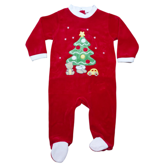 Grenouillère velours 12 mois