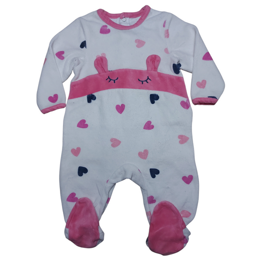 Grenouillère velours 6 mois Orchestra