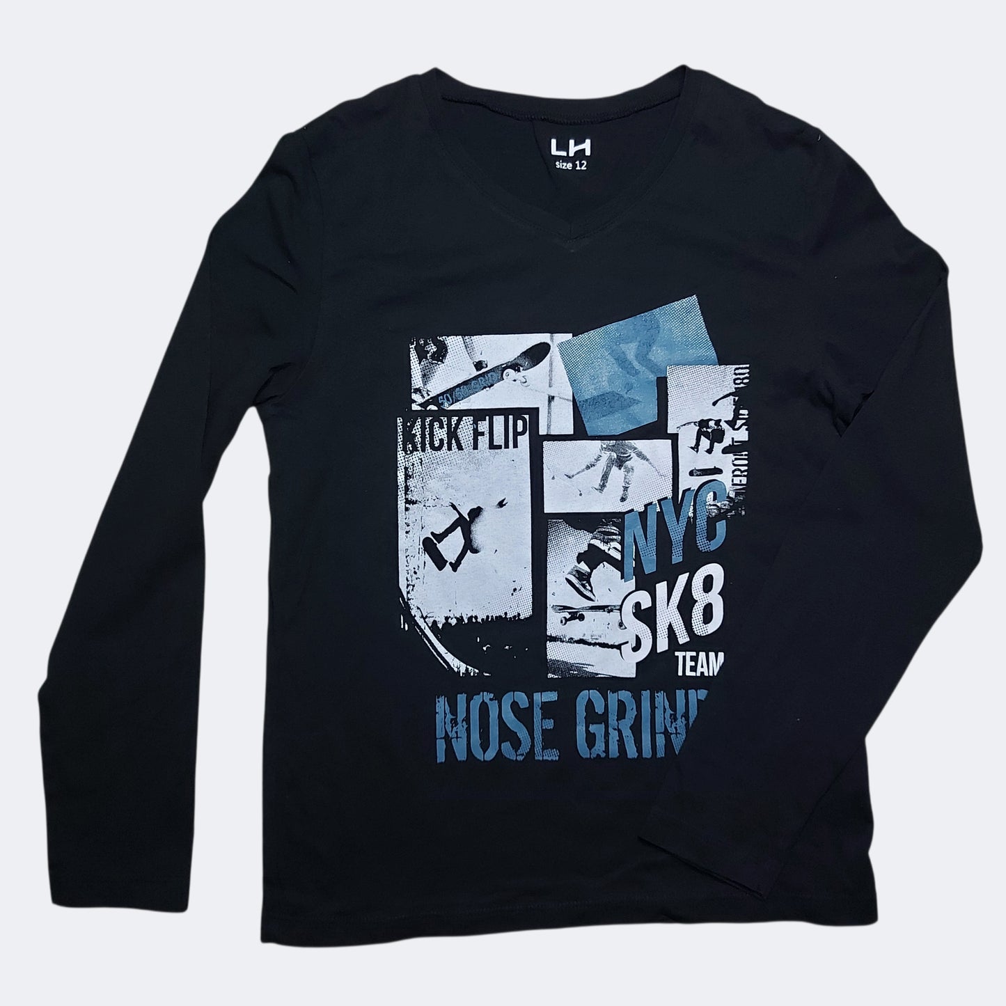 T-shirt noir 12 ans