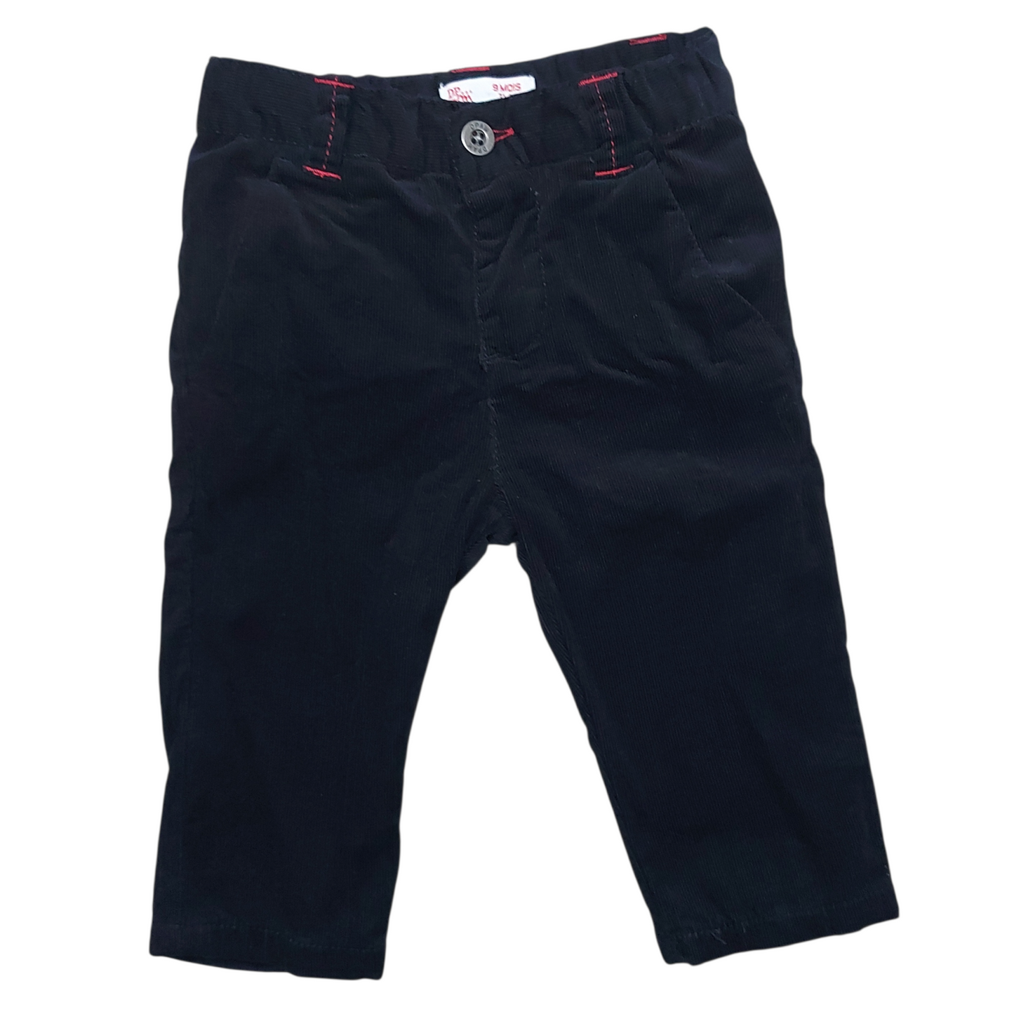 Pantalon velours cotelé 9 mois Dpam