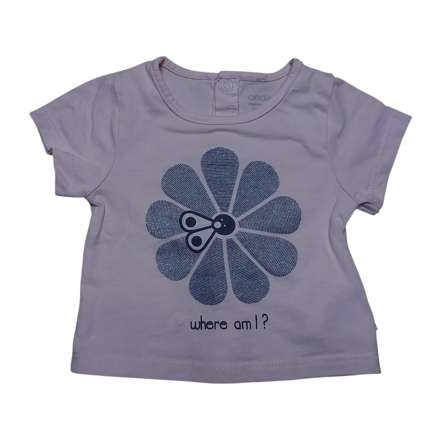 T-shirt rose 1 mois Obaibi